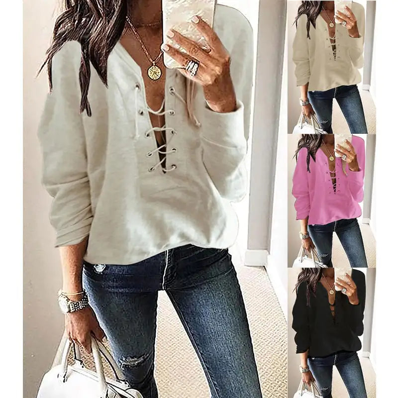 Casual Women's Sweater in Trendy Fashion Design