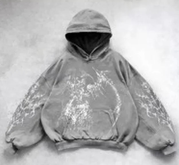 Hooded Printed Hip Hop Y2G